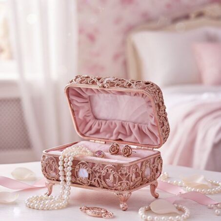 PRINCESS Luxury Rotating Box – กล่องหมุนเจ้าหญิงสีชมพูหรูหรา**