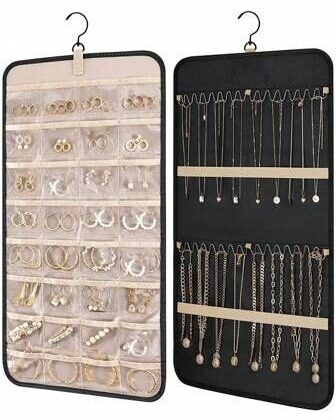 FOLD-OUT Hanging Display – แผงแขวนสร้อยคอ/ต่างหูแบบพับได้**