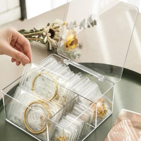 CLEAR ACRYLIC Stackable Boxes – แพคกล่องซ้อนอะคริลิคใส**