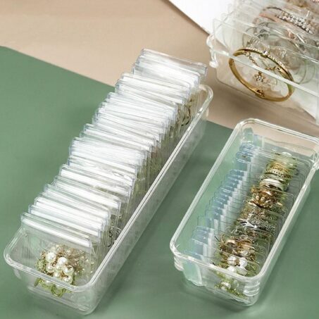 SLIM ACRYLIC Jewelry Sleeves – ปลอกเก็บสร้อยอะคริลิคใส**