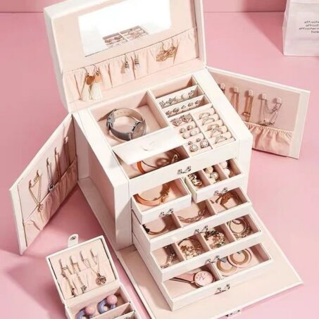 LUXURY PINK Fold-out Box – กล่องใหญ่พับได้สีชมพูหรูหรา**